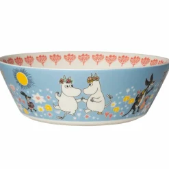 Mumin Sommardans serveringsskål 23 cm, flerfärgad