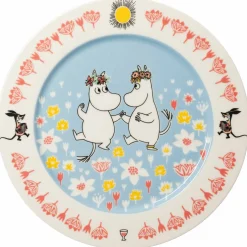 Mumin Sommardans serveringstallrik 30 cm, flerfärgad