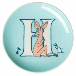 Mumin V assiett 10,5 cm, grön