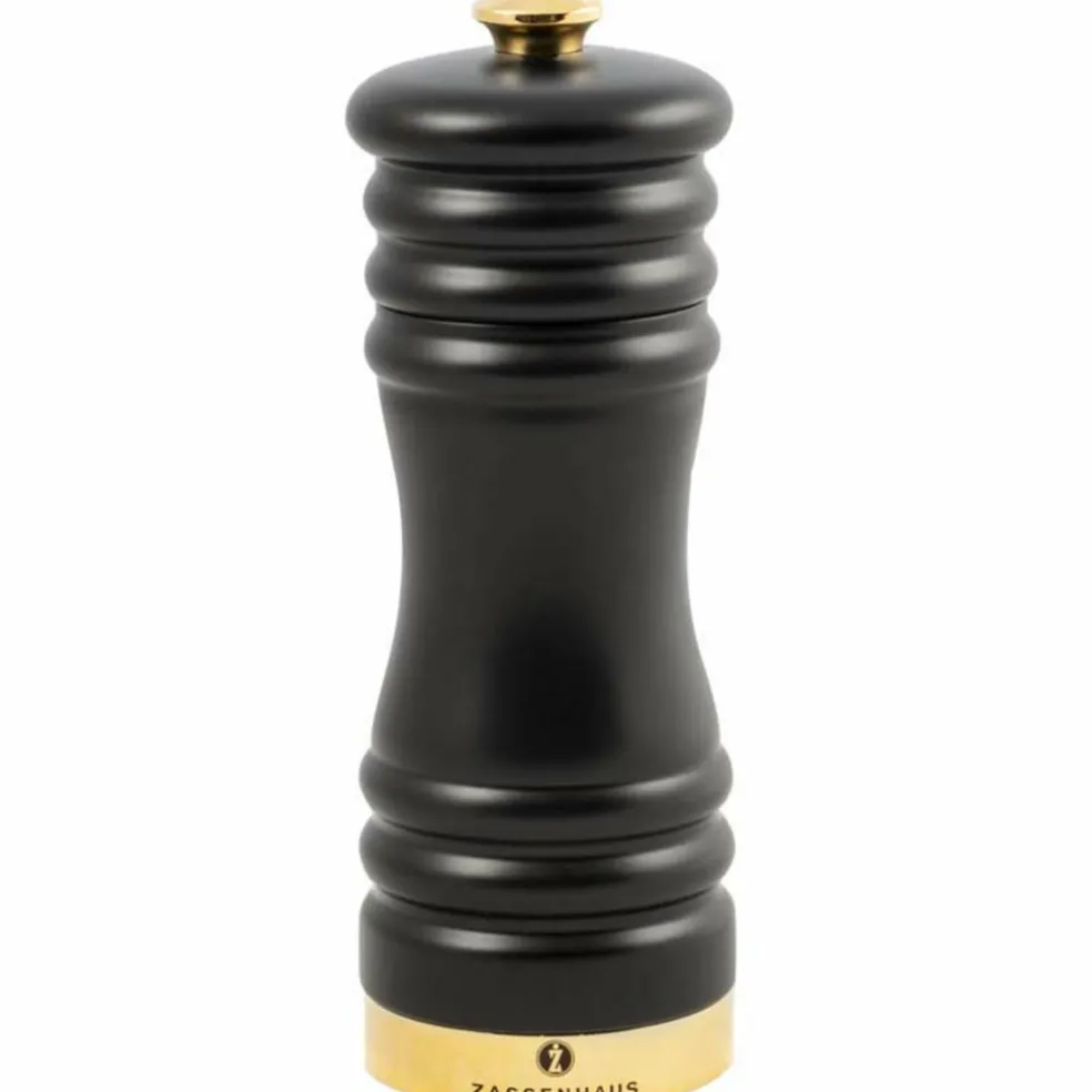 Munchen kvarn Mattvit/Guld 15 cm