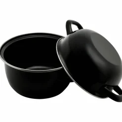 Musselgryta med lock 3 liter, emaljerad