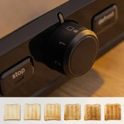 MyMoment brödrost, rostfritt stål