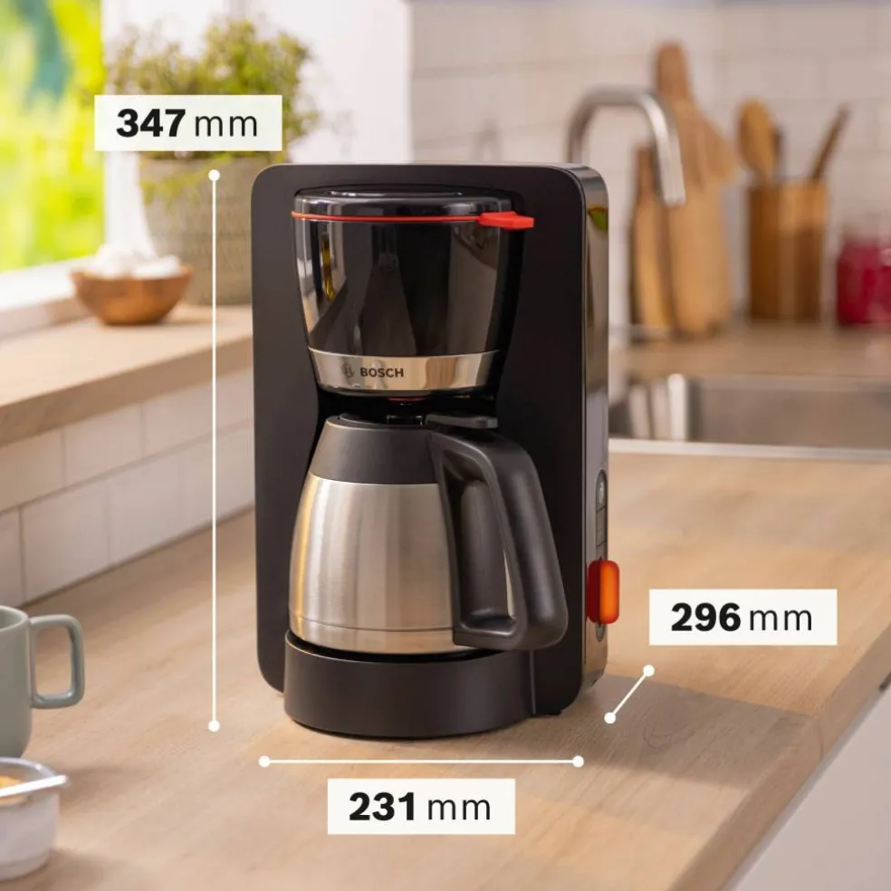 MyMoment kaffebryggare med termosflaska, svart