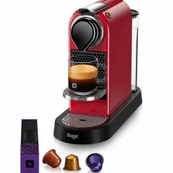 Nespresso by SEC 630 CitiZ kapselmaskin, röd