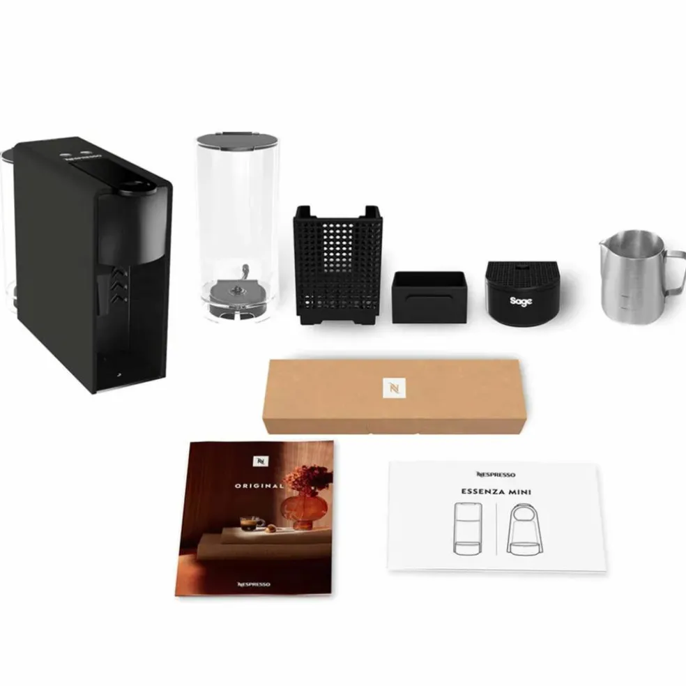 Nespresso by SEC 220 Essenza Mini kapselmaskin, svart