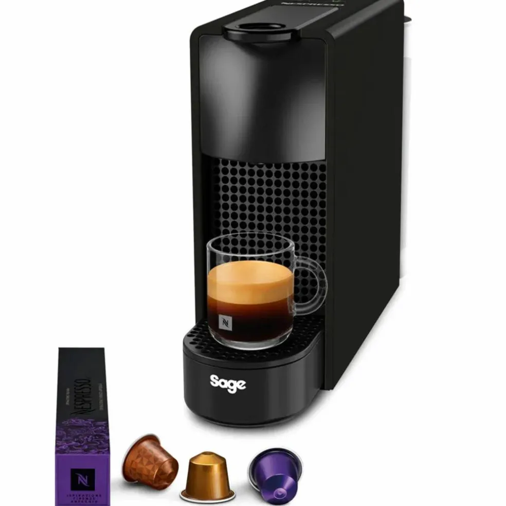 Nespresso by SEC 220 Essenza Mini kapselmaskin, svart