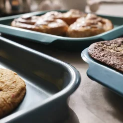 Nest Bake bakplåt large, blå