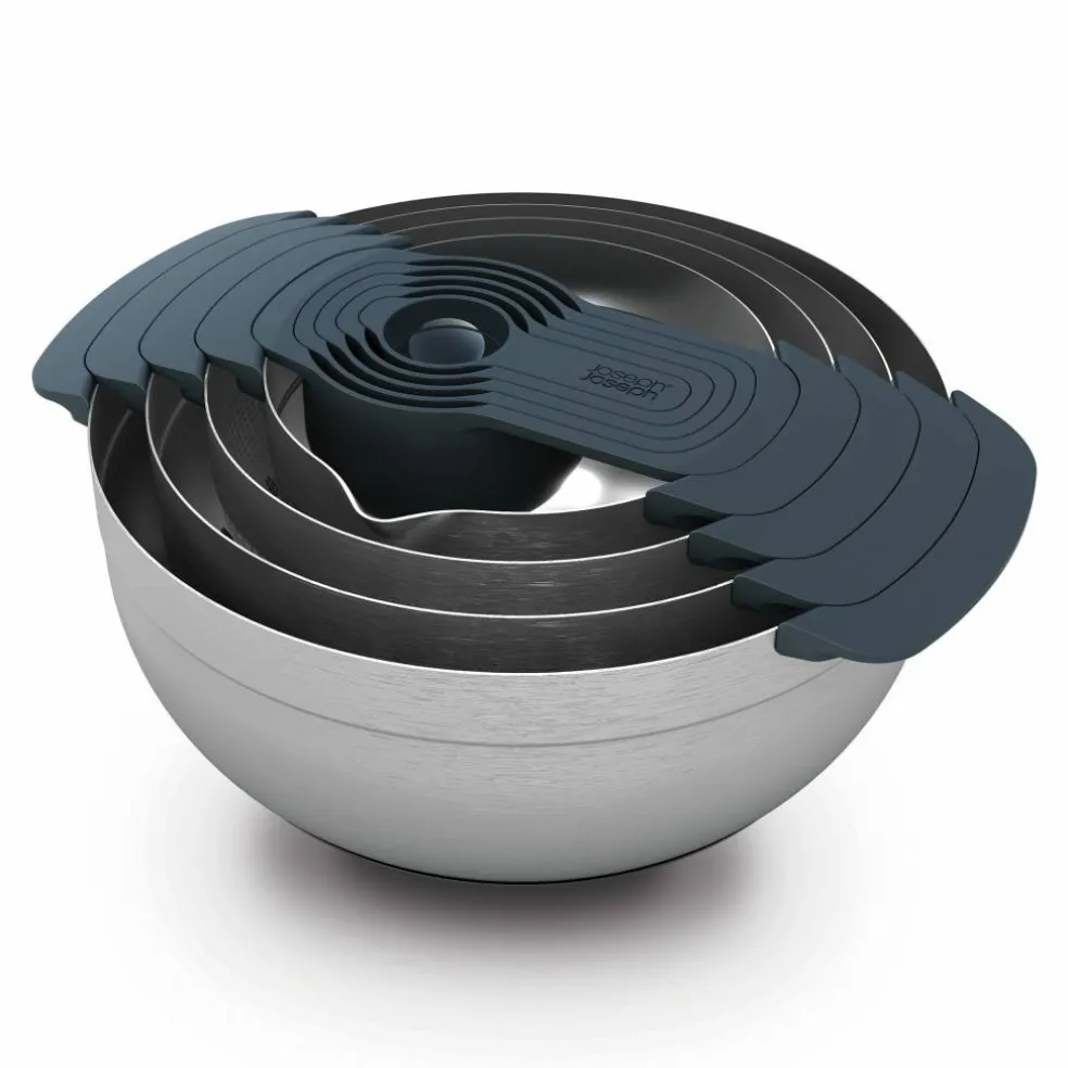 Nest™ skålset 9 delar, rostfritt stål
