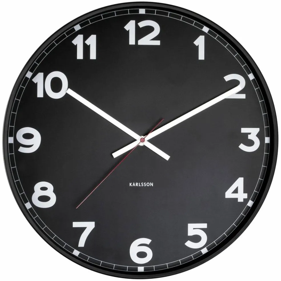 New Classic väggklocka 40,5 cm, svart