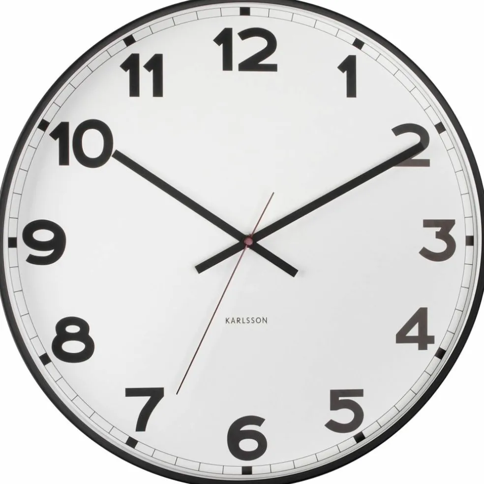 New Classic väggklocka 40,5 cm, svart
