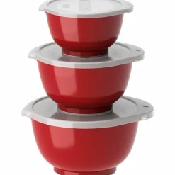 NEW Margrethe miniskålset 0,25 + 0,5 + 0,75 liter, röd
