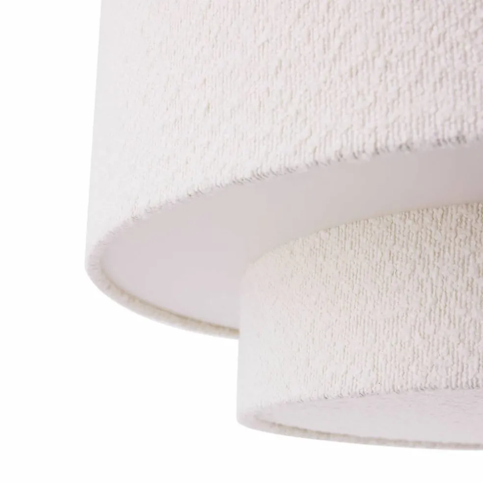 Noah Bouclé pendellampa 70 cm, vit