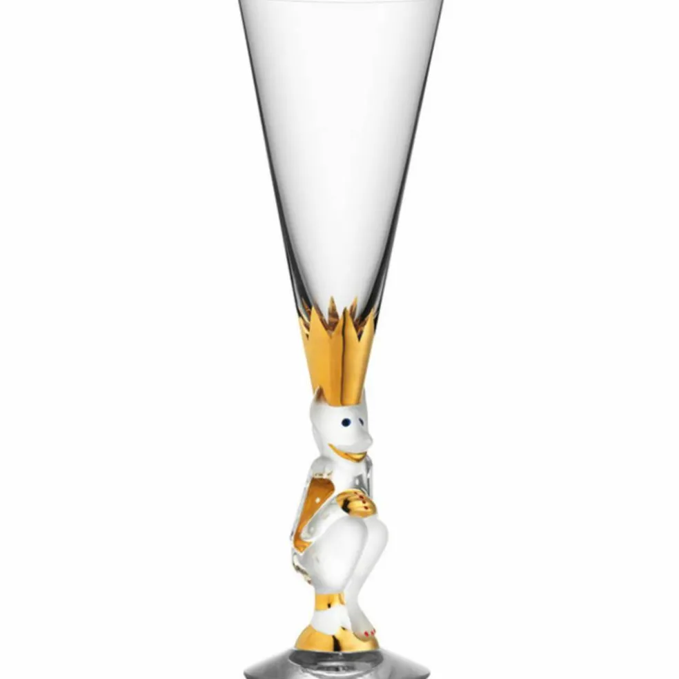 Nobel The Sparkling devil champagneglas 19 cl., Mörkgrå