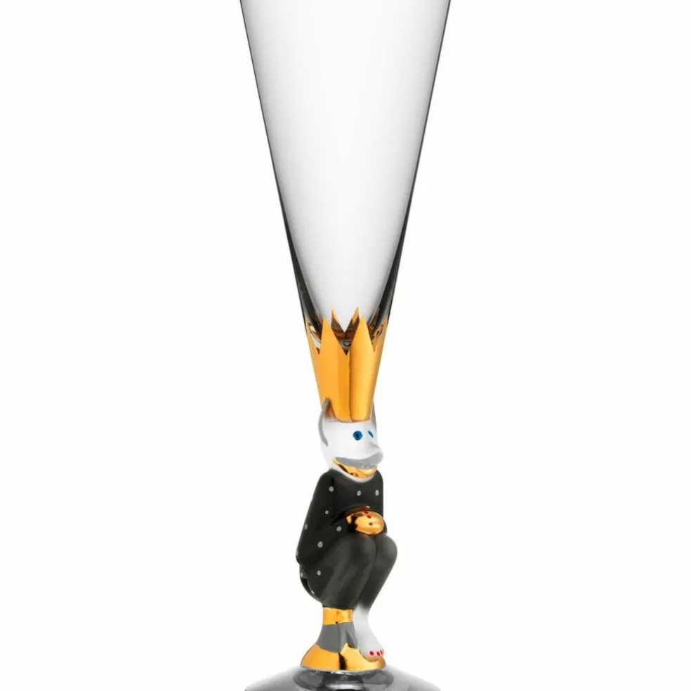 Nobel The Sparkling devil champagneglas 19 cl., Mörkgrå