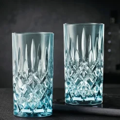 Noblesse longdrinkglas 2-pack, aqua