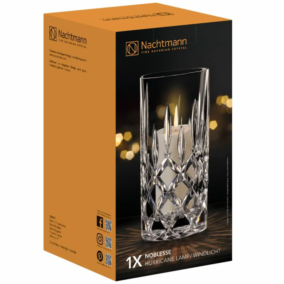 Noblesse Vas 23cm, klar