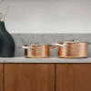 Noelle kastrull 2,8 liter, koppar