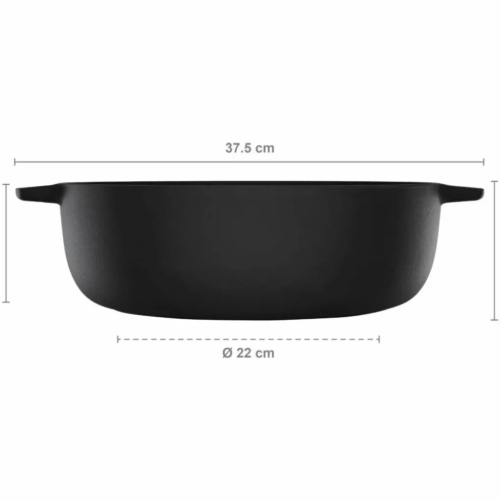 Norden Grill Chef gjutjärnsgryta med lock 30 cm