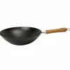 NS wok kolstål svart 36 cm