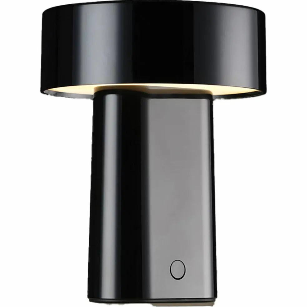 Oblong lampa, svart