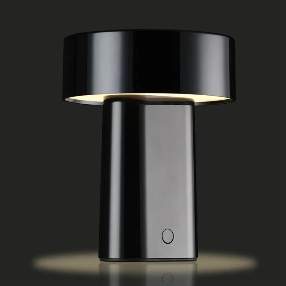 Oblong lampa, svart