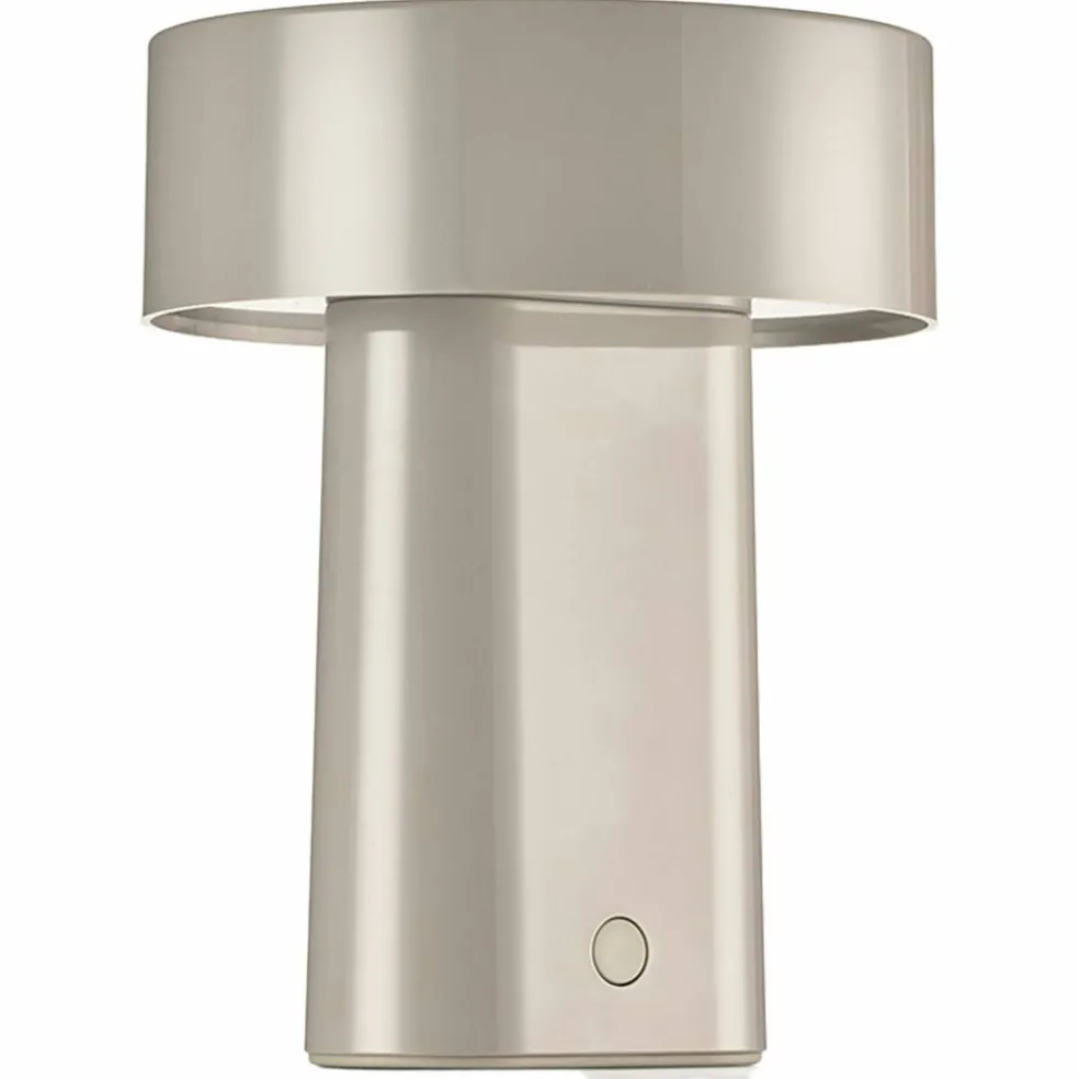 Oblong lampa, varmgrå