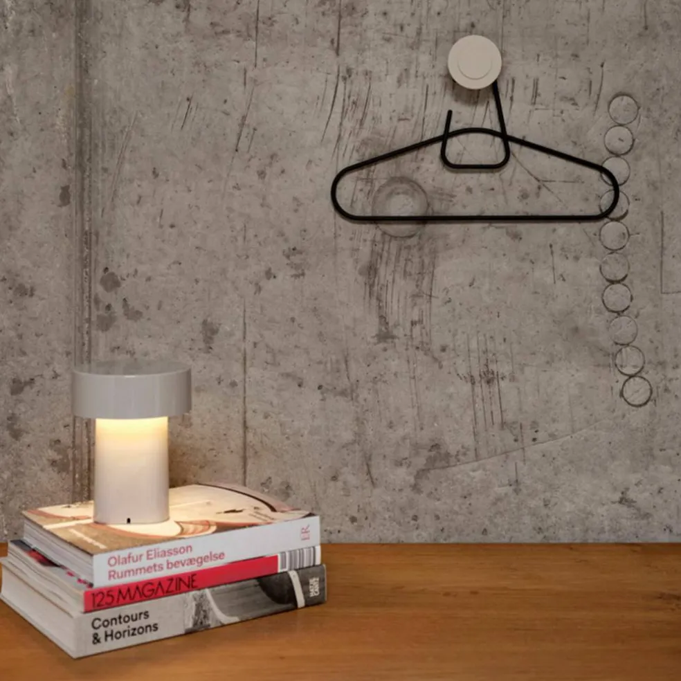 Oblong lampa, varmgrå