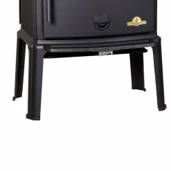 Oden 6300 kamin med kokplatta, svart