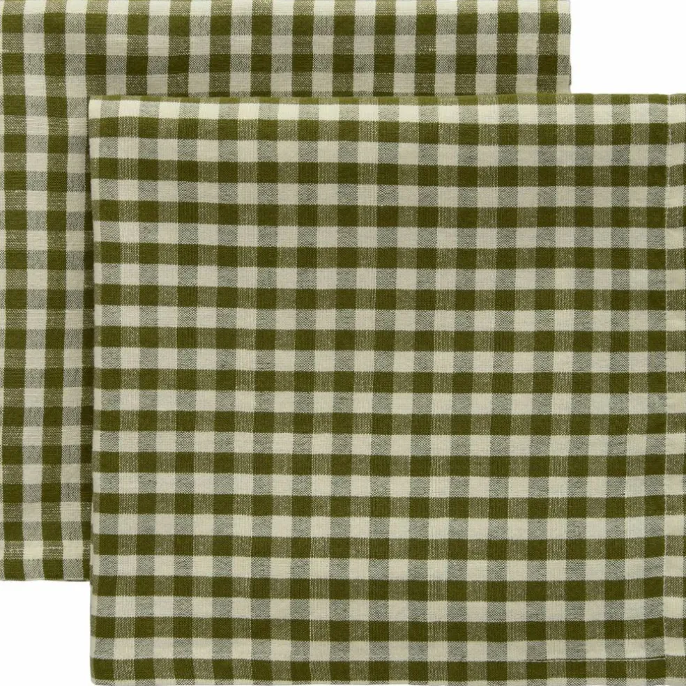Oliva servett 45×45 cm 2-pack, brun
