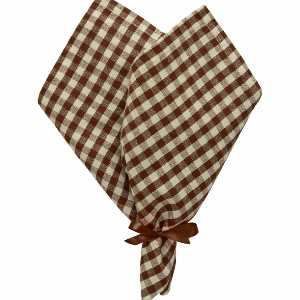 Oliva servett 45×45 cm 2-pack, brun