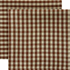 Oliva servett 45×45 cm 2-pack, brun