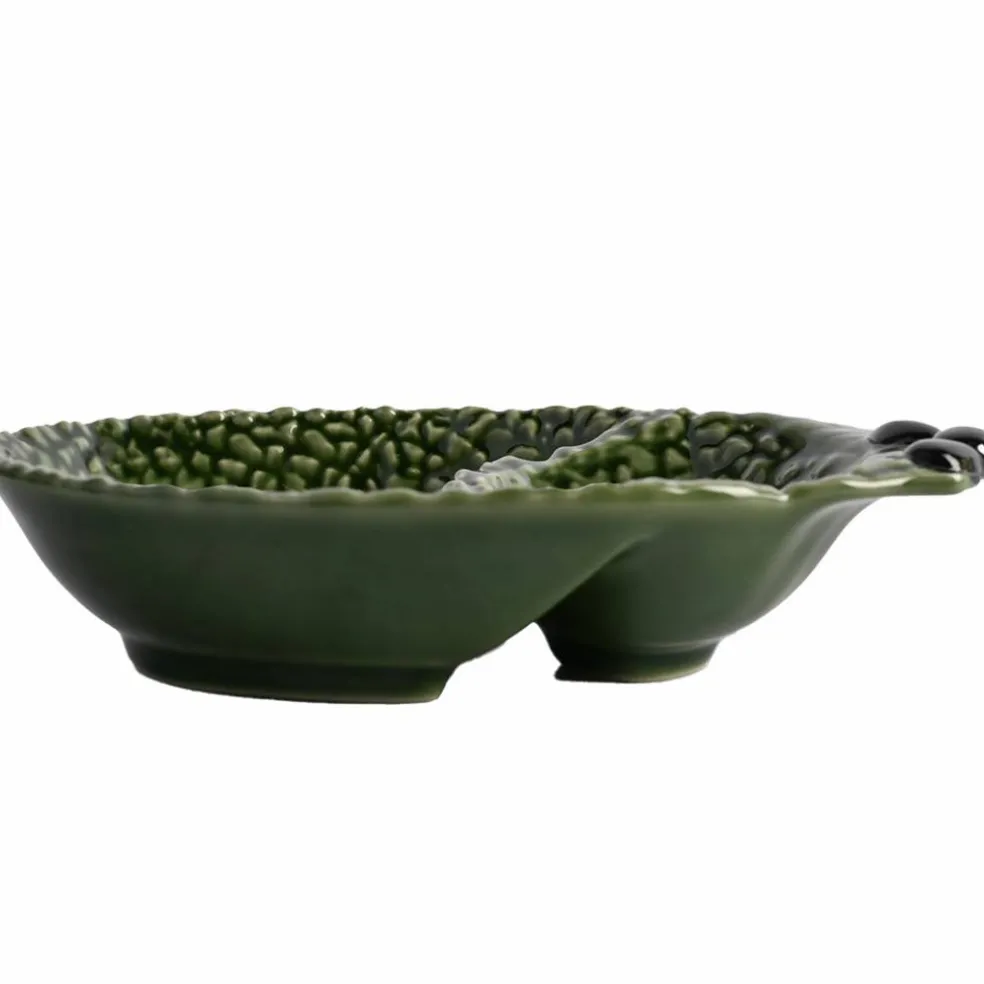 Olive skål, green