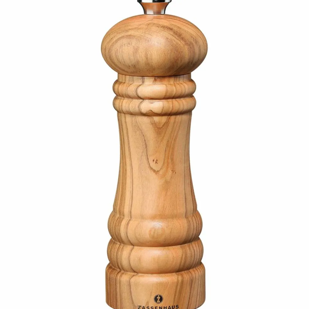 Olivträ saltkvarn, 24 cm