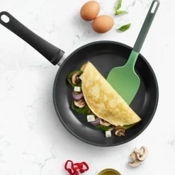 Omelette & Crêpe stekspade, grön