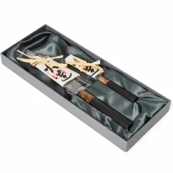 OMO bunka petty skalkniv 9 cm + santokukniv 17 cm