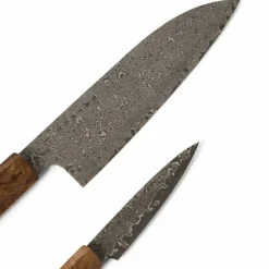 OMO bunka petty skalkniv 9 cm + santokukniv 17 cm