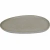 Organic lunchtallrik 24x21 cm, sandy beige
