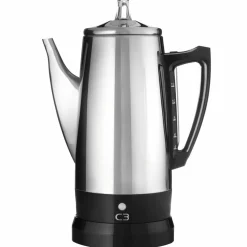 Original perkolator 12 koppar, rostfritt stål