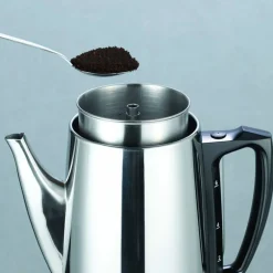 Original perkolator 12 koppar, rostfritt stål