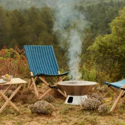 Outdoor Market eldfat i rostfritt stål