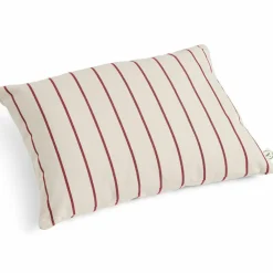 Outdoor Market kudde 45 × 35 centimeter, beige/röd