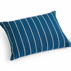 Outdoor Market kudde 45 × 35 centimeter, blå/beige