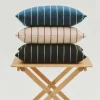 Outdoor Market kudde 45 × 35 centimeter, svart/beige