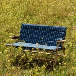 Outdoor Market — soffkudde, blå/beige