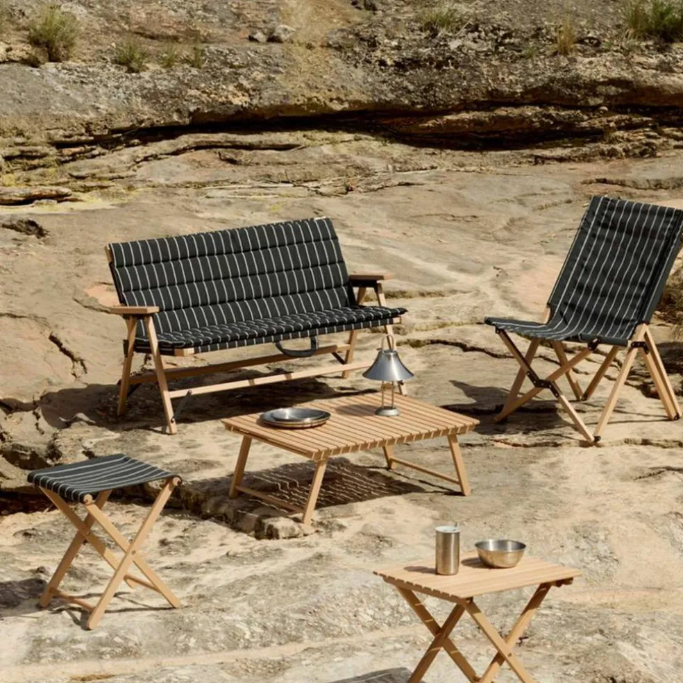 Outdoor Market — soffkudde, blå/beige