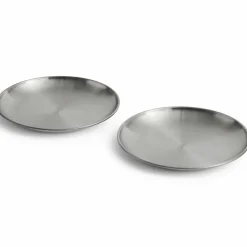 Outdoor Market ståltallrik, medium, 2‑pack