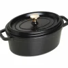 Oval Gryta Svart 23 cm 2,35 l
