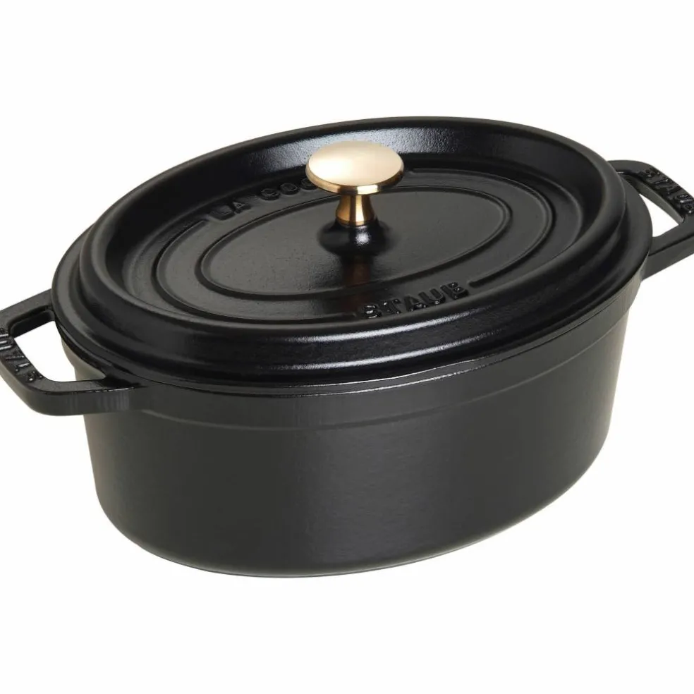 Oval Gryta Svart 23 cm 2,35 l
