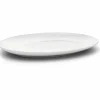 Oval serveringsfat 35x26,5 Vit