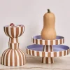 OYOY Toppu serveringsfat 27 cm, caramel/lavender